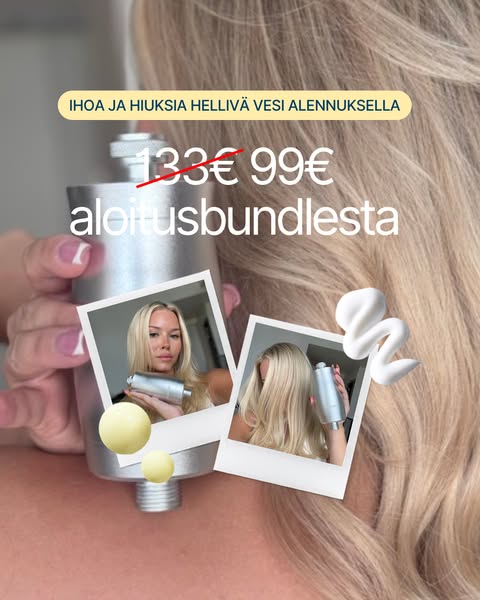Suomen suosituin suihkusuodatin