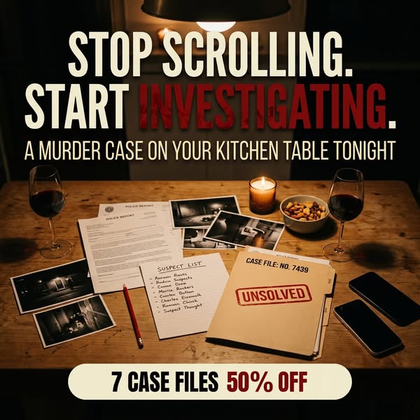 Unsolved Murders. One Evening. Can You Solve Them?