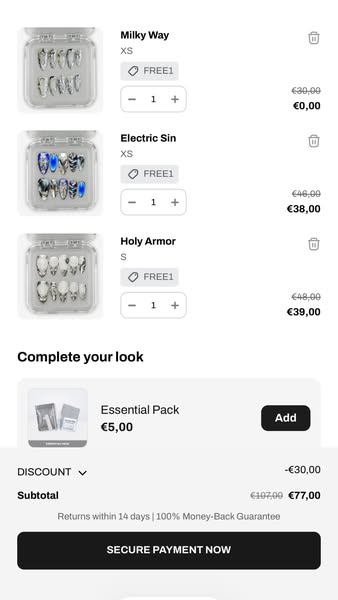 GET UP TO 3 FREE SETS
