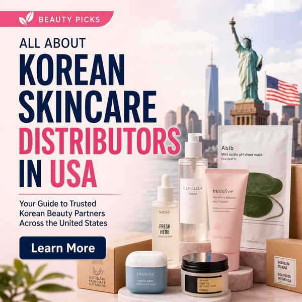 Korean Skincare Distributors in Usa
