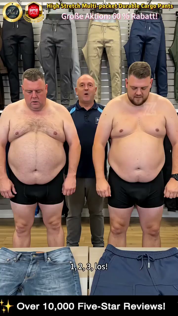 MultiPants – Hochelastische, strapazierfähige Cargohose mit vielen Taschen