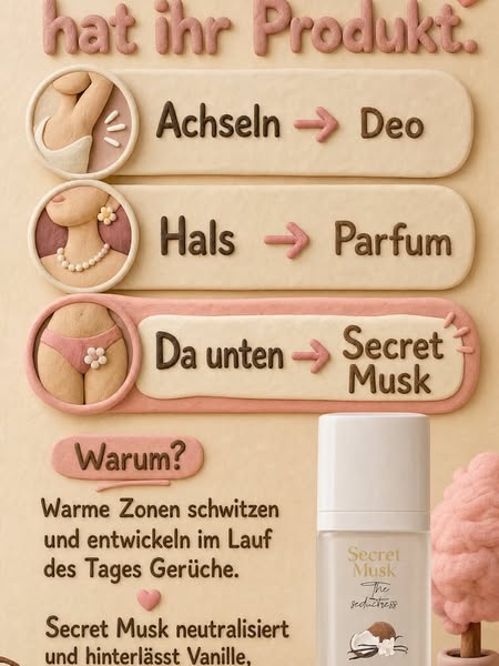 Gut riechen. Auch da unten.