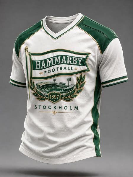 Stolta grönvita motiv från Stockholm