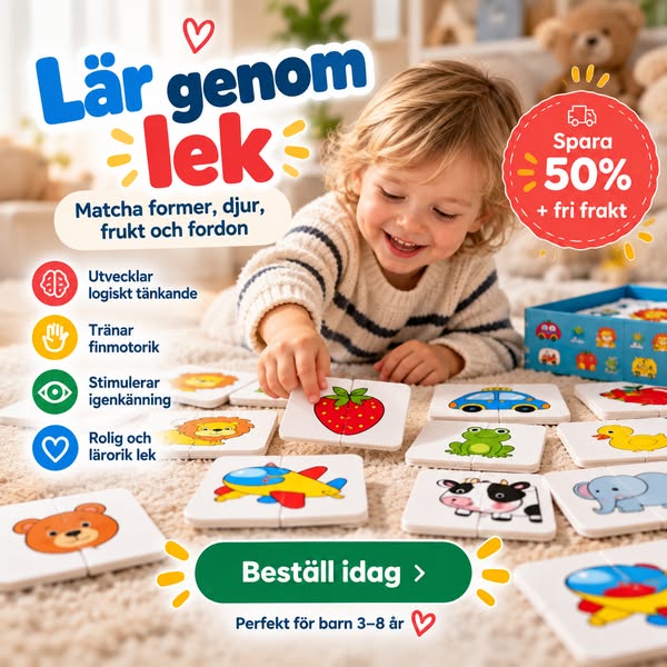 Vårt populära Pussel är tillbaka i lager