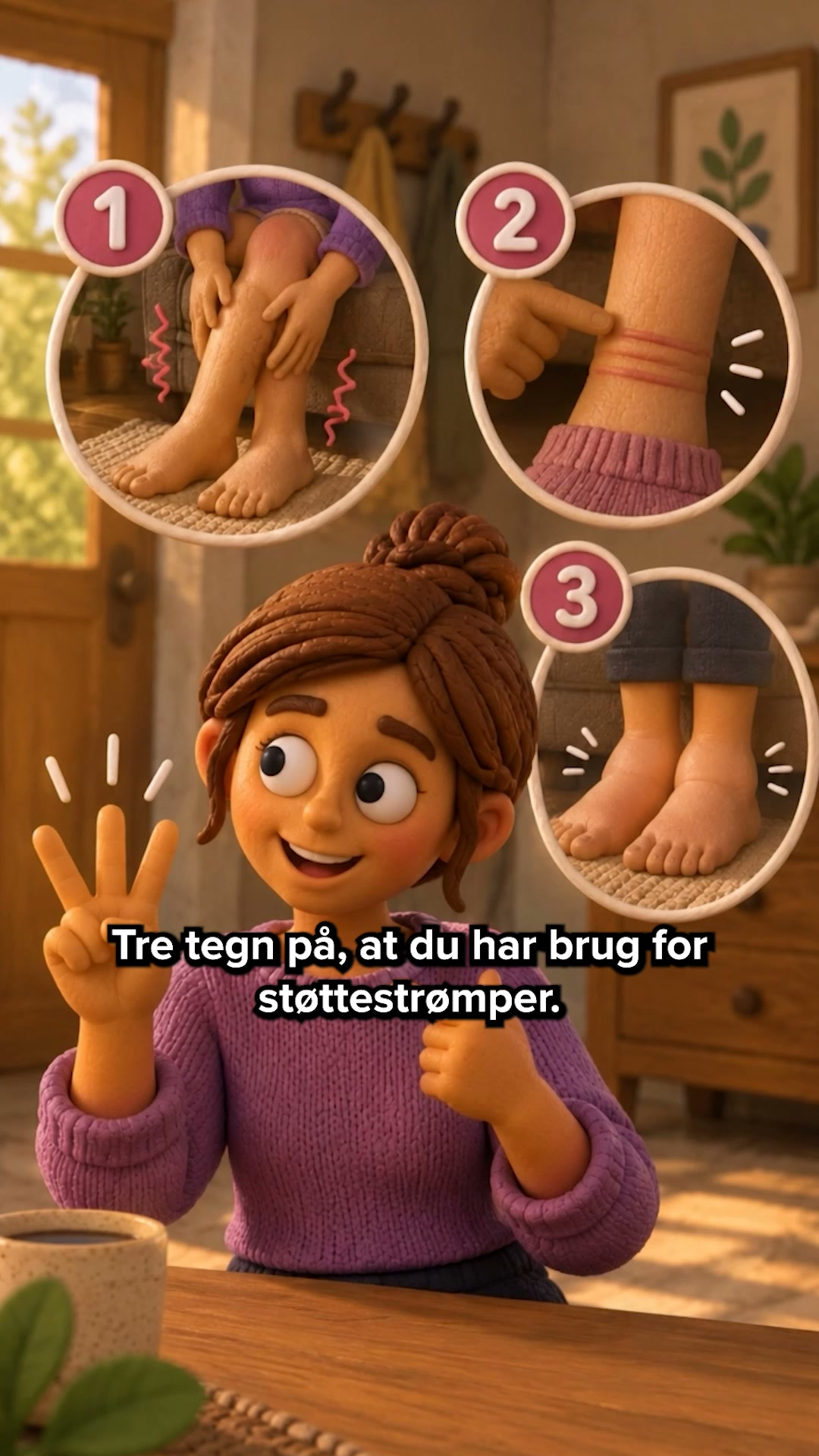 Støttestrømper, der er nemme at tage på