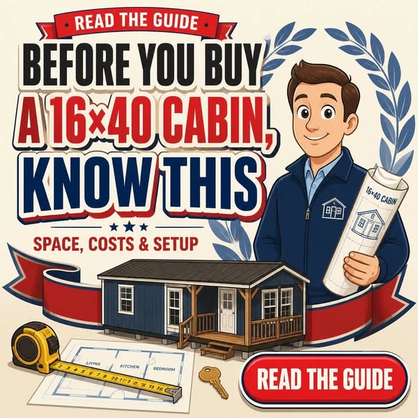 16x40 Prefab Cabin Dimensions: What to Know