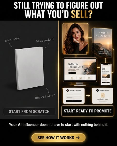 Your AI Influencer + Product — Ready To Promote