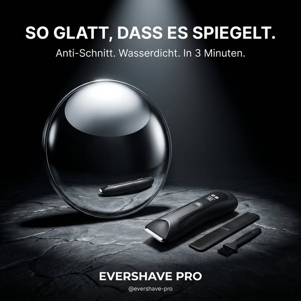 Schluss mit Rasurpickeln. Für immer!