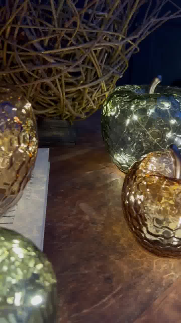 Smukke LED Græskar i glas– Fra KUN 149 kr.