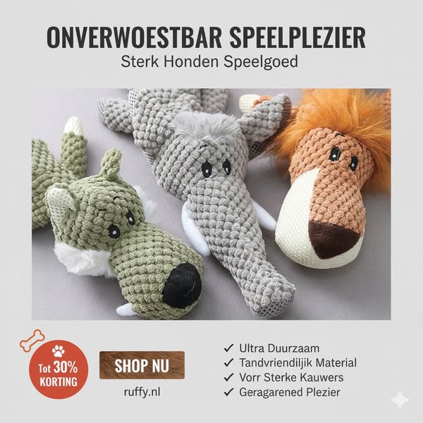Extra Sterk Honden Speeltje – Voor Echte Kauwers﻿​.