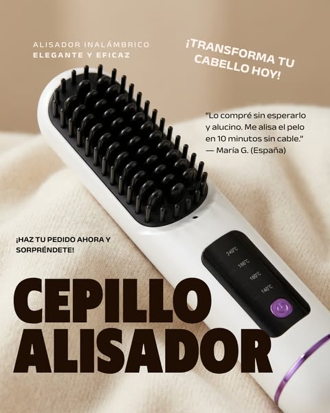 El pelo liso que siempre quisiste Liso en 10 minutos desde casa El secreto de miles de chicas Olvídate de la plancha para siempre Cerámica p