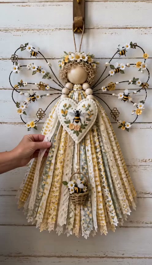 Angel Fabric Hanging DIY Kit