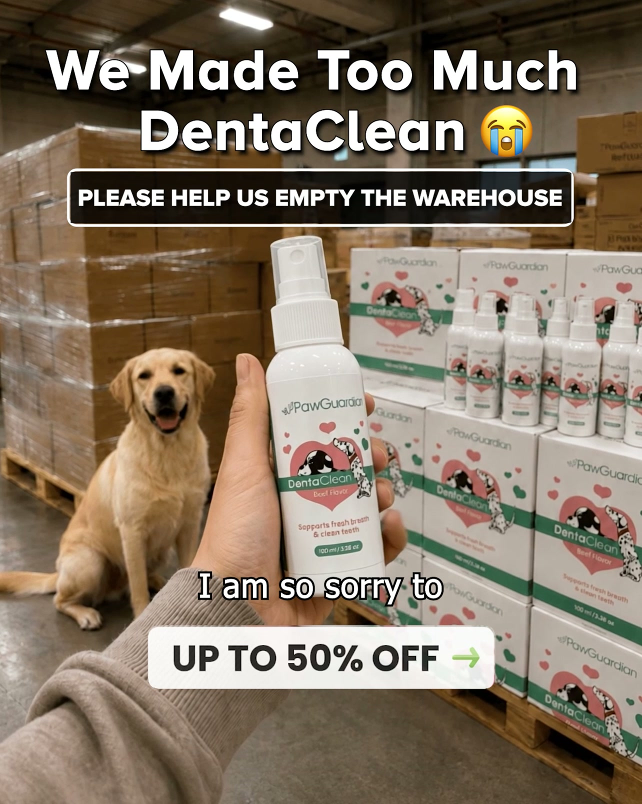 We Overproduced. You Get Our Biggest DentaClean Sale.