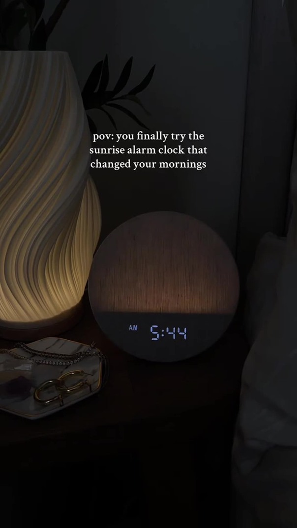 Wake to light, not a buzzer