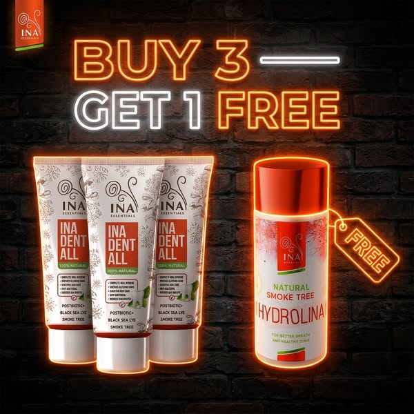 Buy 3 INA Dent-All, Your Smoke Tree Hydrolina Is Free