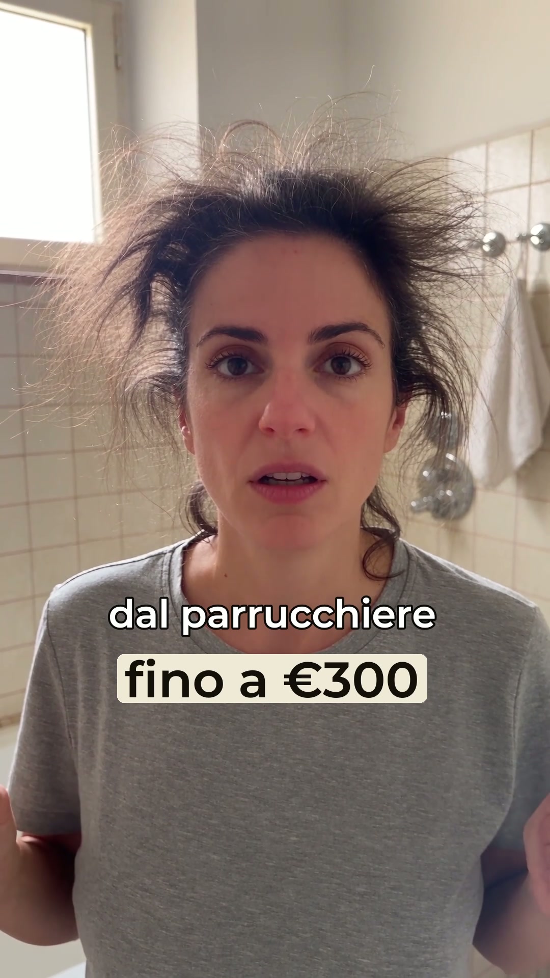 Lisci per mesi. €59,90.