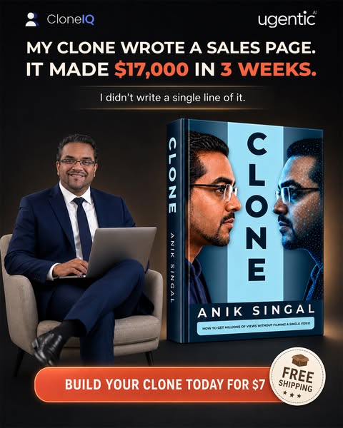 $7 Book: My Clone's Sales Page Made $17,000