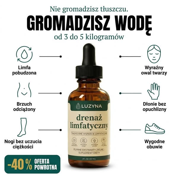 To nie tłuszcz. To woda!