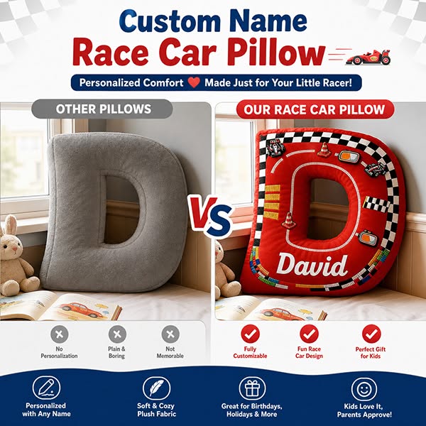 Their Name, Their Racing Pillow!