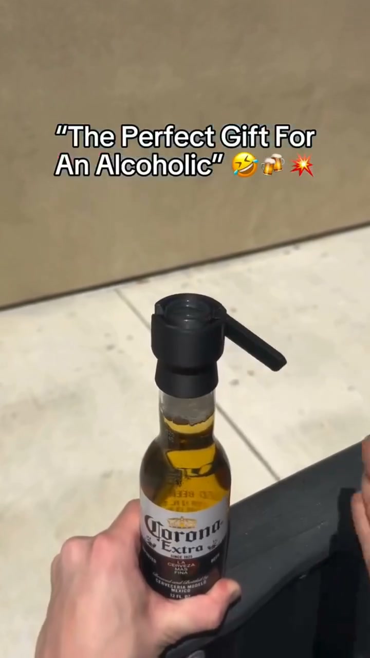 Press Once. Watch The Cap Fly