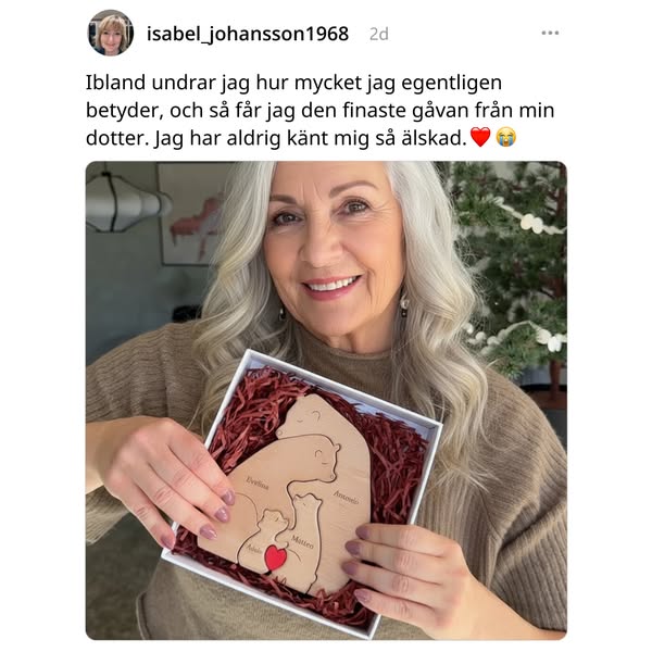 Jag ville ge mina föräldrar något som verkligen betyder något