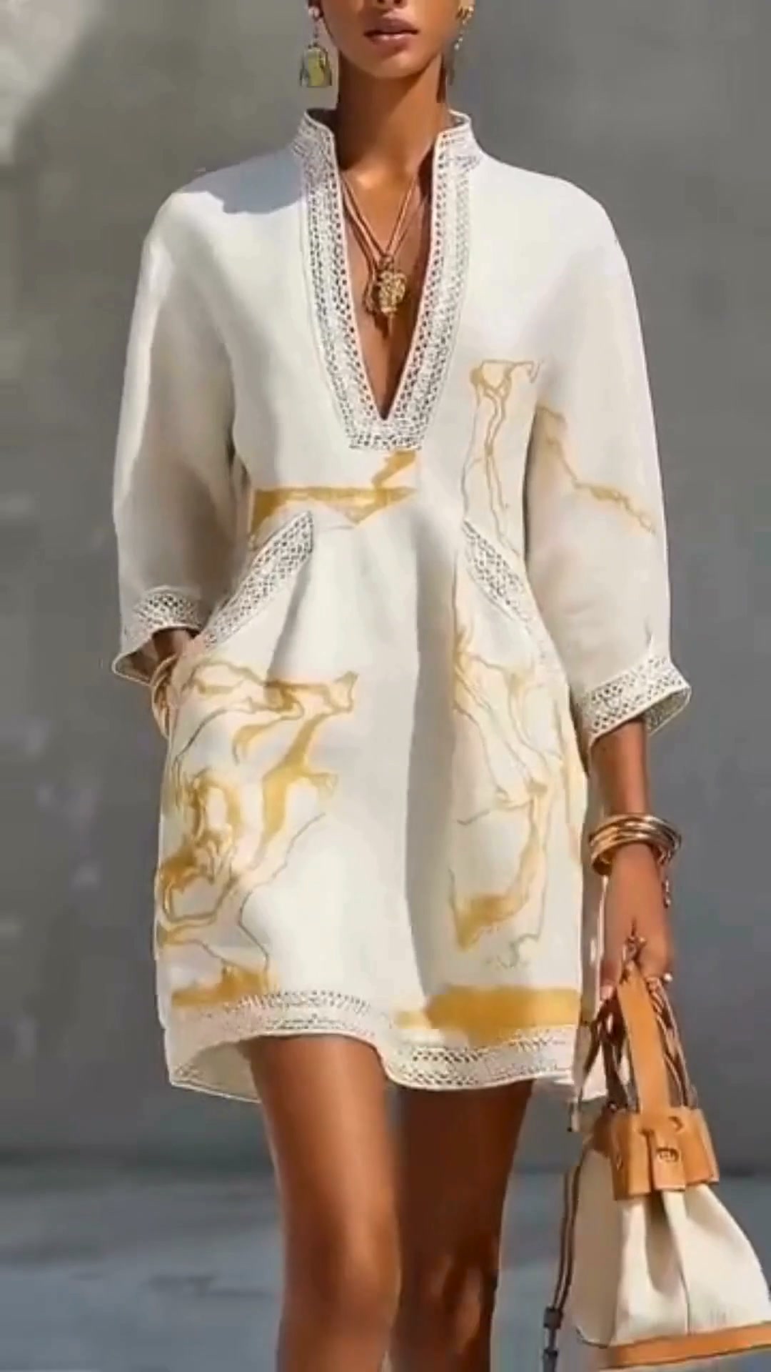 Aliénor | Vestido Corto Estilo Boho
