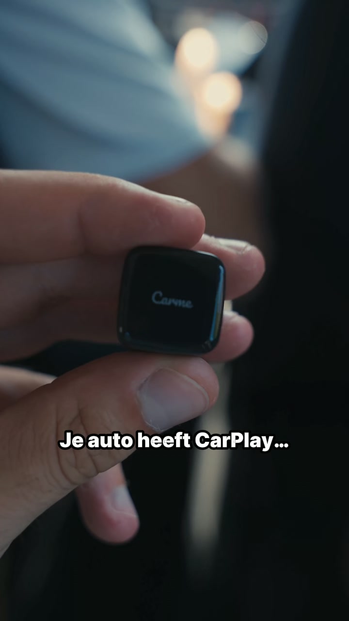 Upgrade je auto met draadloze CarPlay en Android Auto