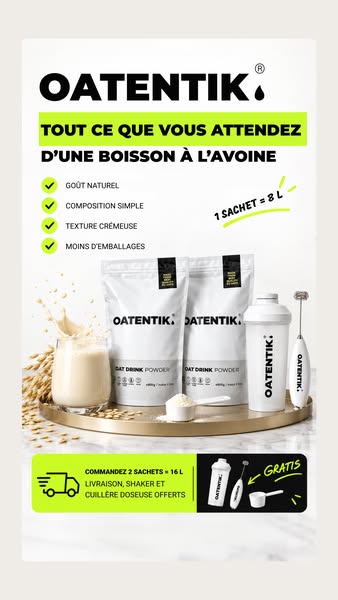 2 sachets, livraison GRATUITE