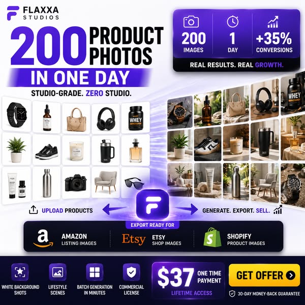 200 Product Photos in a Day — $37