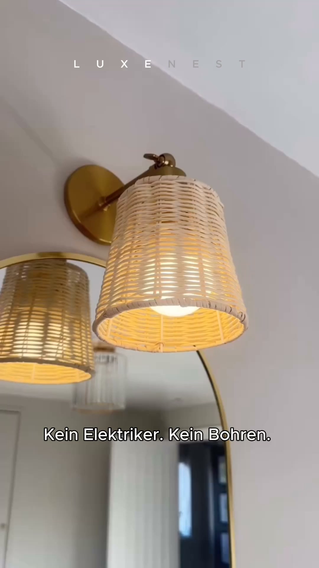 KABELLOSE WANDLEUCHTE