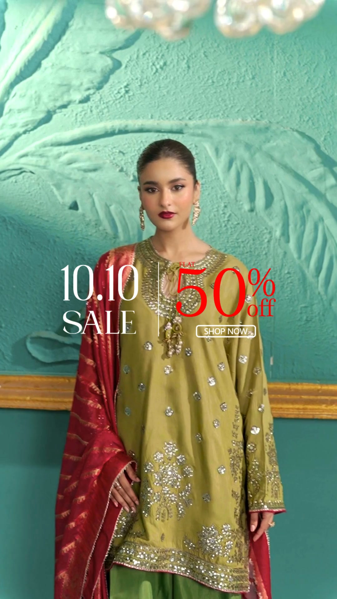 10.10 SALE—FLAT 50% OFF