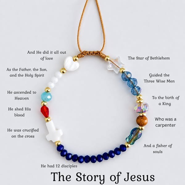 Last Day 49% OFF - Handmade Story of Jesus Bracelet - Buy 1