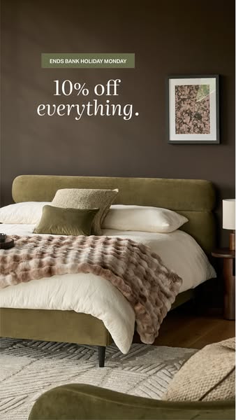 10% off everything. Ends bank holiday Monday.