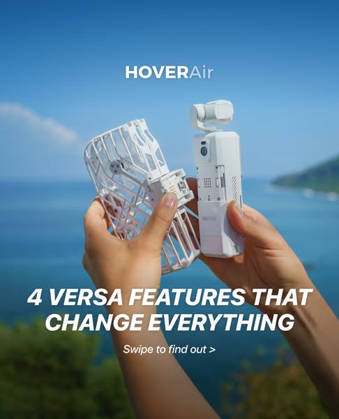 HOVERAir VERSA: This Pocket Camera Can Fly by HOVERAir - Indiegogo