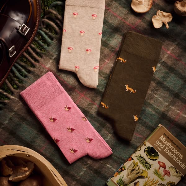 If you go down to the woods today, you’re in for some smashing socks