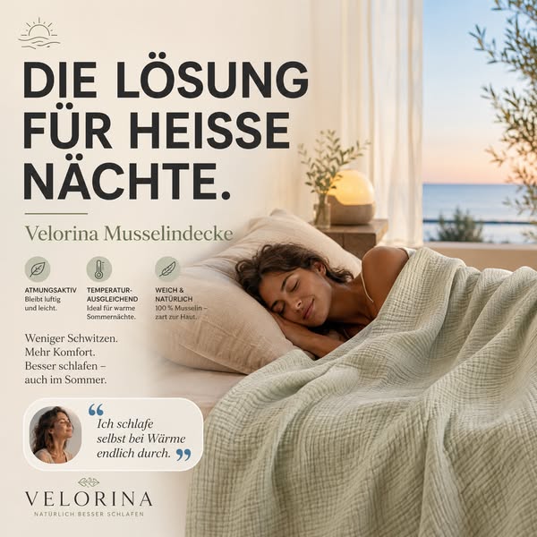 Zudecken ohne Hitzestau