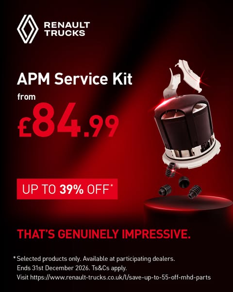 Anúncio de Renault Trucks UK