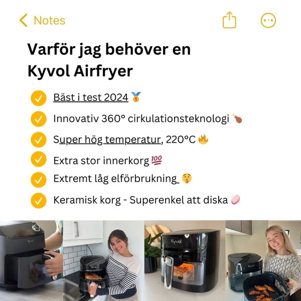 Kyvol 7.2L CrispMaster 360°
