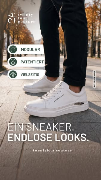 Ein Sneaker, der sich Dir anpasst.