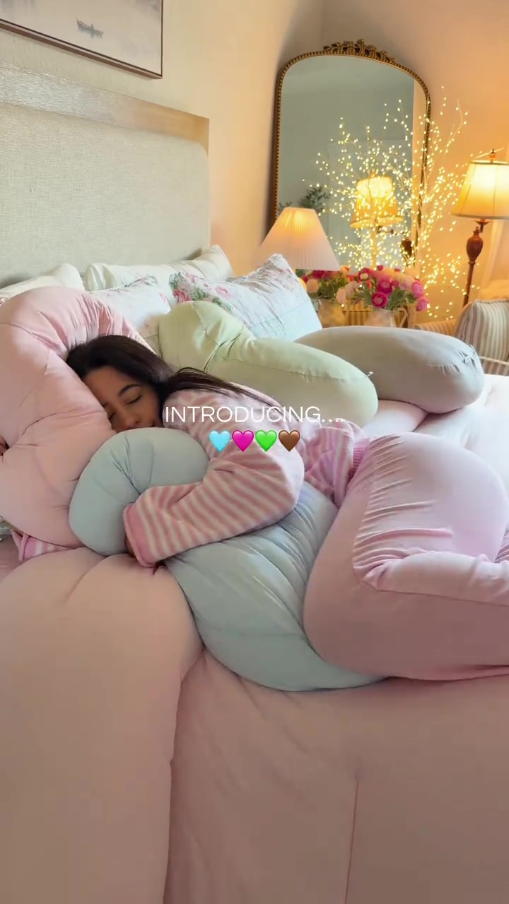 Mellow CloudCool & Lush Pebble Pillow | Washable Removable Cover Cushion
