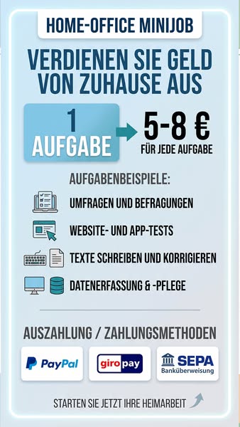 Deutschland Mobil Pro | Handy-Aufgaben & Nebenverdienst per Smartphone
