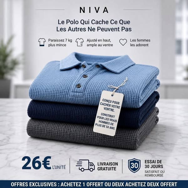 Le Polo Niva, le polo des papas qui n'ont plus une minute à eux !