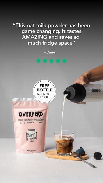 FREE glass bottle when you subscribe