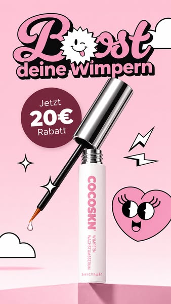 Längere Wimpern. Mehr Wow.