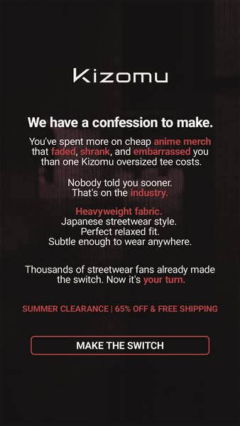 Free Shipping // Japanese Style - Limited Drop.