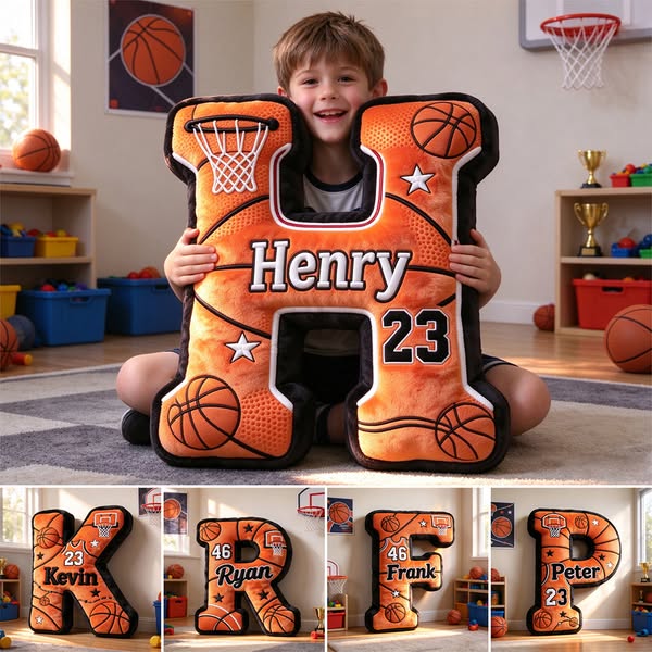 Personalized Basketball Pillow for Kids!
