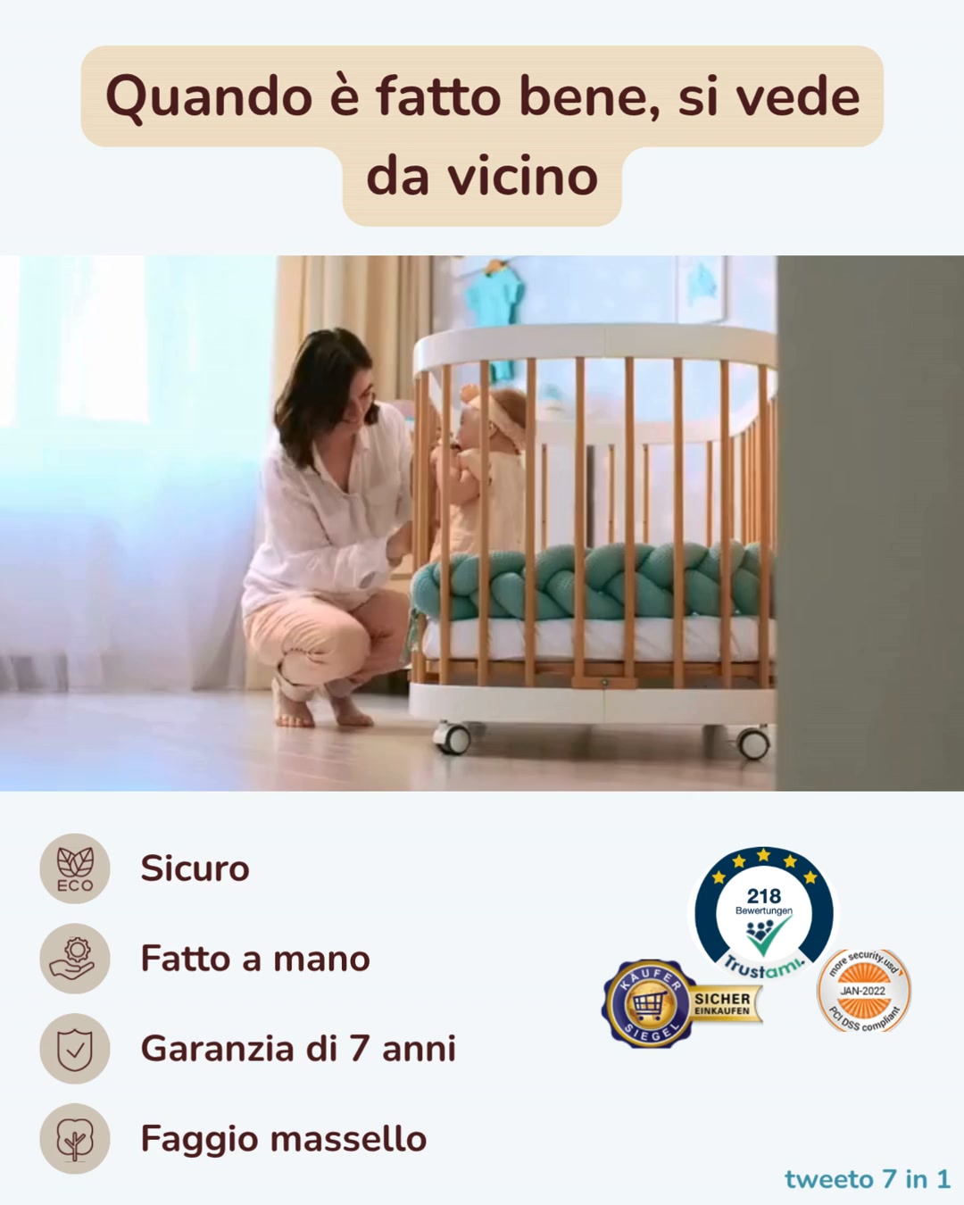 Disegna il tuo lettino unico