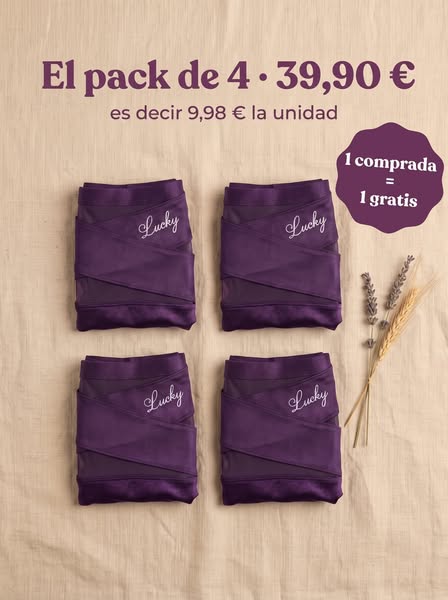 El pack de 4 • 39,90 € (1 comprada = 1 gratis)