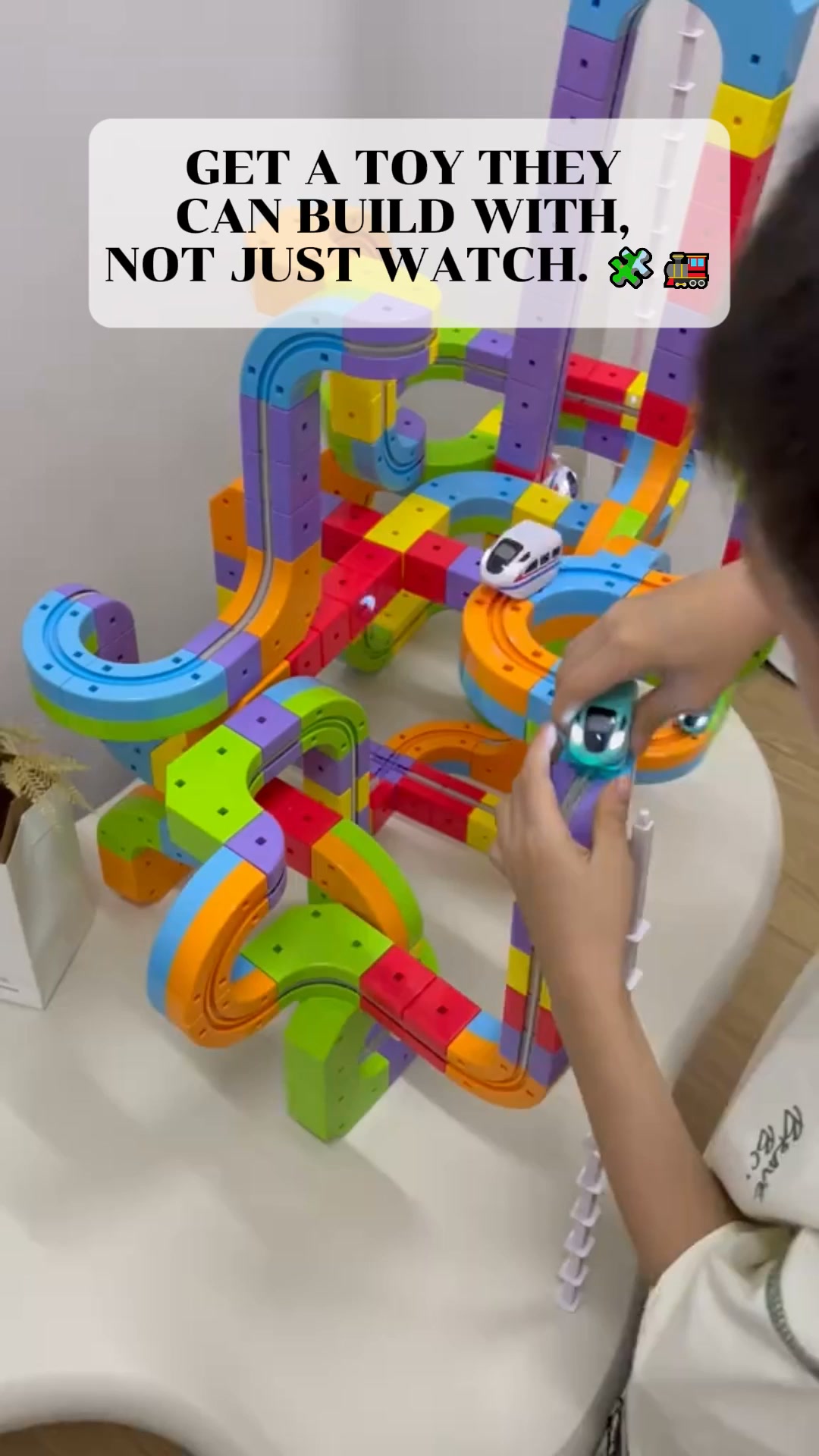 BlockRail™ | Magic Cube Train Track