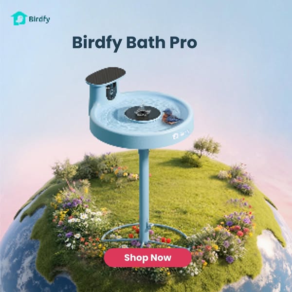« J’ai passé l’été à la campagne… et j’ai adoré mon spa. » — dit l’oiseau.